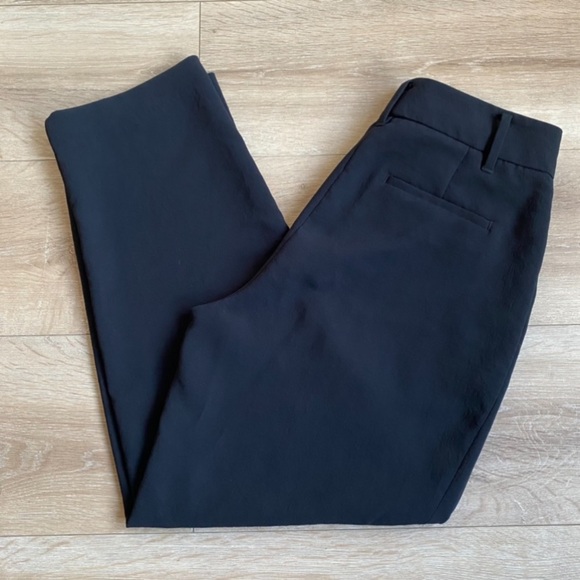 Wilfred Aritzia Tie Front Pants black trouser pants no belt size 8 - Picture 4 of 12